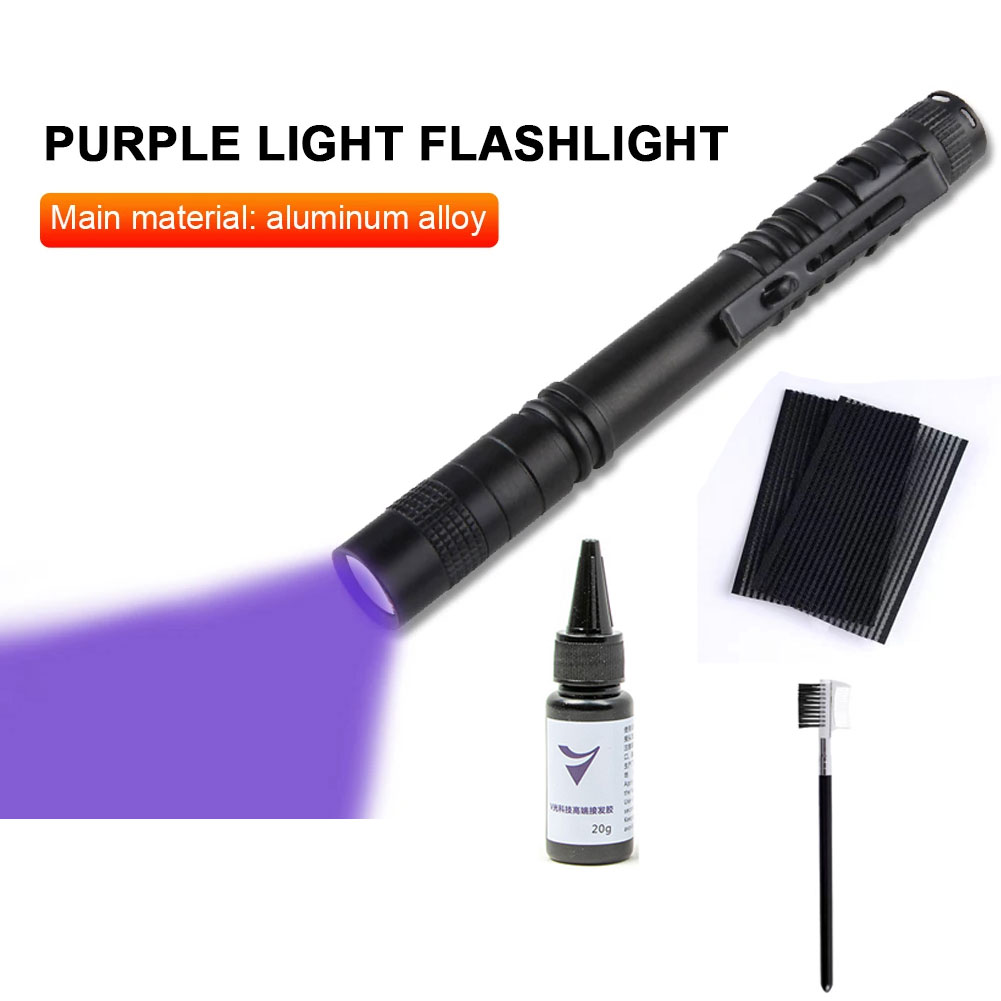 طقم غراء تمديد الشعر بالأشعة ف - مراجعة Liquid Uv Glue Kit وسعره