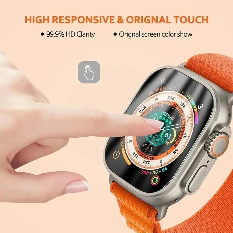 واقي شاشة لساعة أبل ، السلسلة  - مراجعة Hydrogel Screen Protector وسعره