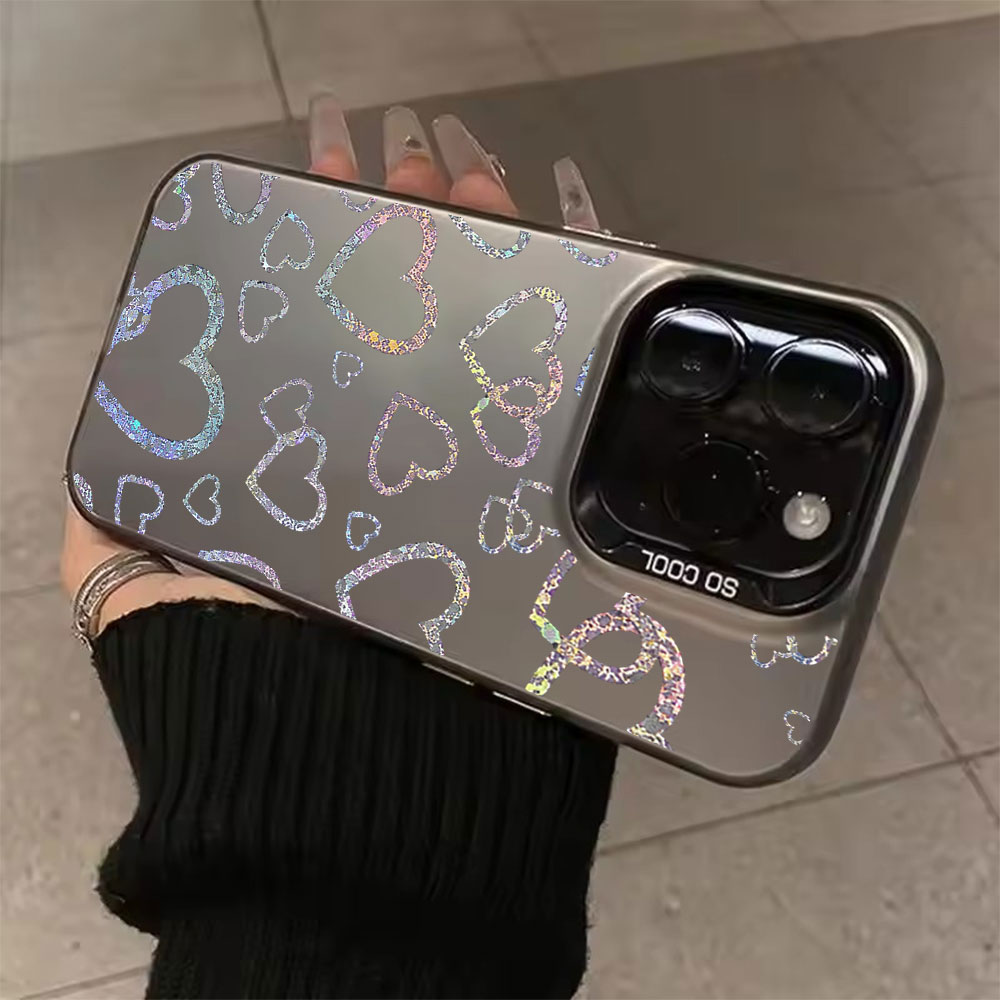 غطاء حماية مطبوع بتصميم قلب مل - مراجعة Apple Iphone 15 Pro Max وسعره