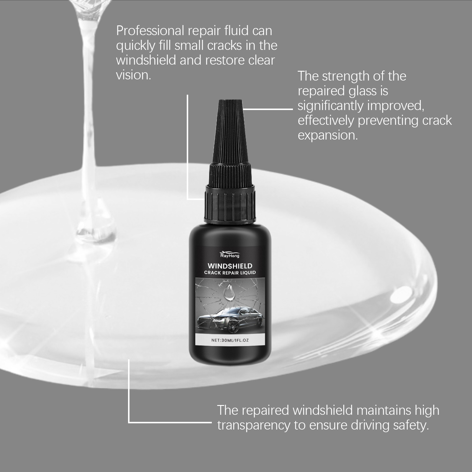مجموعة إصلاح الزجاج الأمامي لل - مراجعة Liquid Uv Glue Kit وسعره